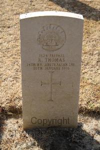 Ismailia War Memorial Cemetery - Thomas, Robert